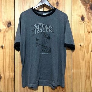 Vintage Speed Racer Tshirt in Grey Size XL